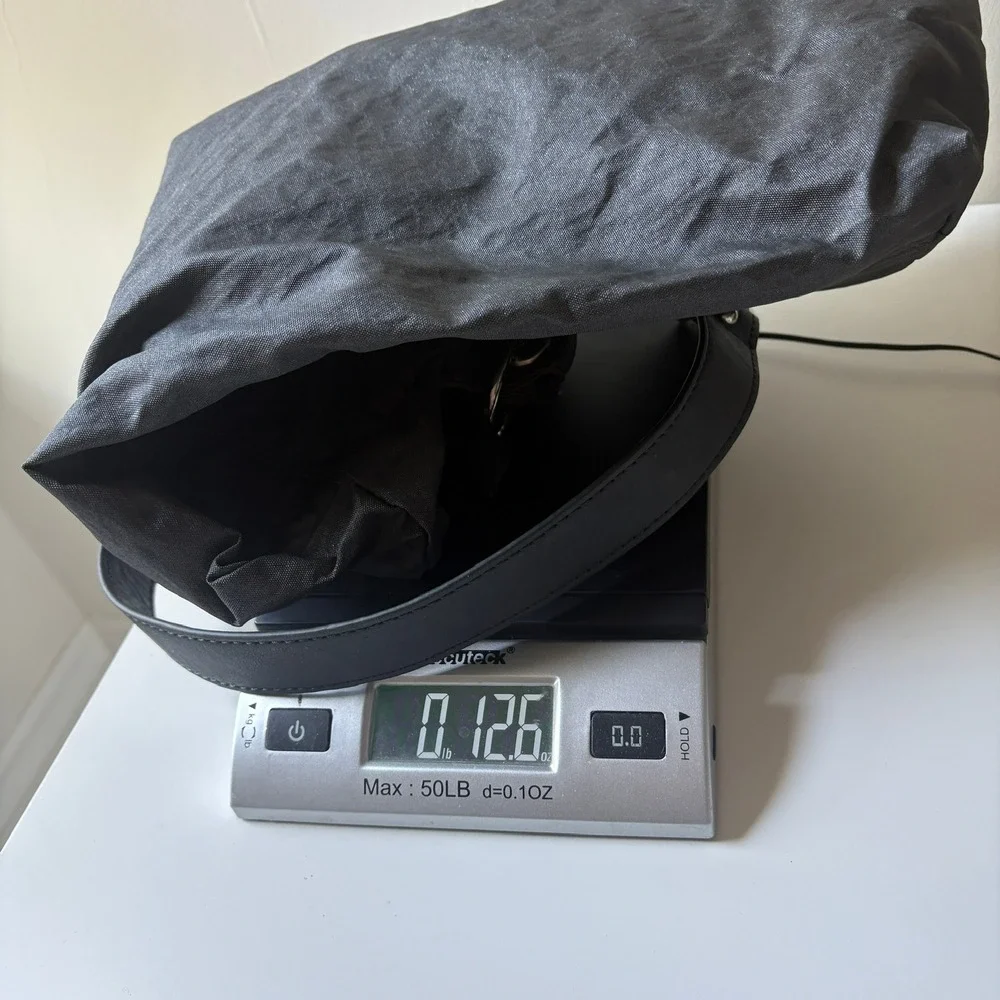 Banana Republic Metallic Canvas Large Hobo Bag Women's Dark Gray Silver Carryall